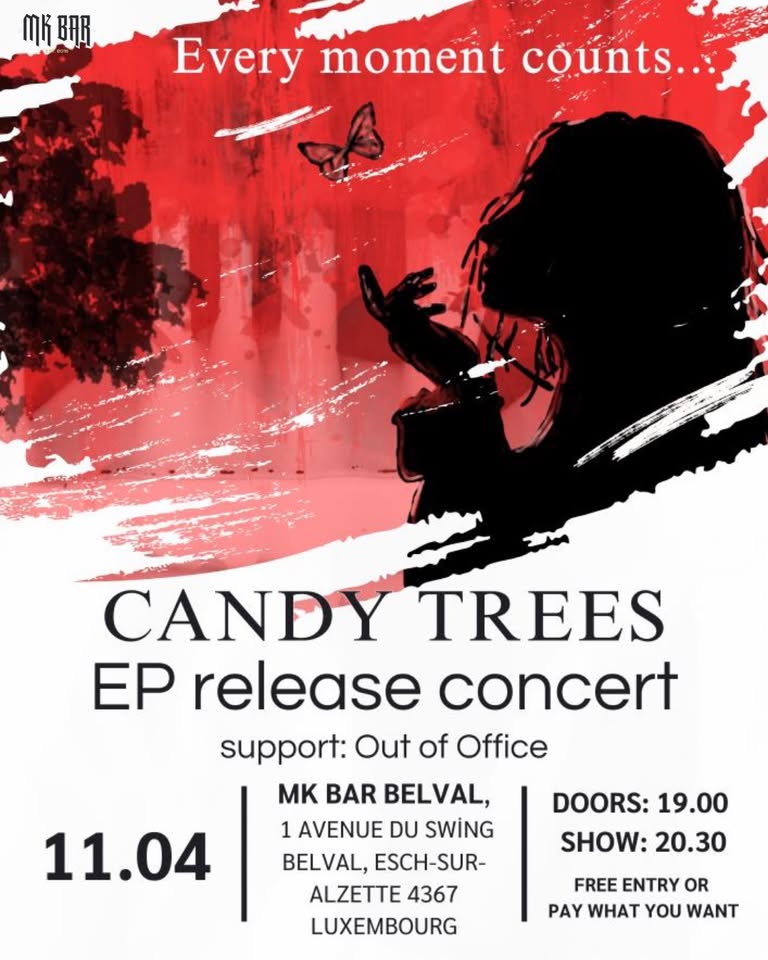 Sortie de l'EP Candy Trees - soutien : Out Of Office