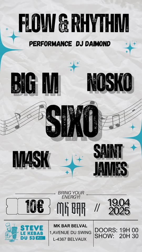 Sixo - Big M - Nosko - M4SK - Saint James - Dj Daimond - Live Hip-Hop Show