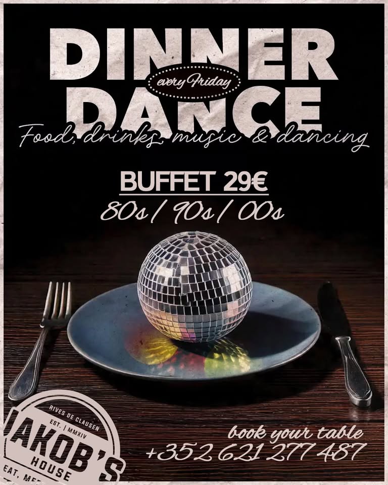Dinner & Dance (80's/90's/2000's)