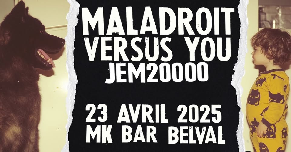 Maladroit (F) versus You (L) Jem2000 (F) Punk Rock Show