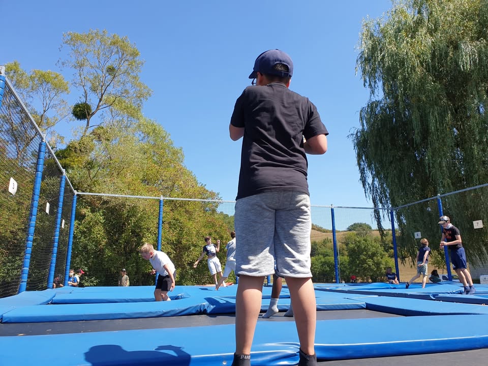 Have fun at the trampoline park!