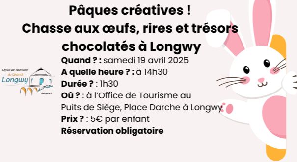 Creative Easter! Egg Hunts, Laughter and Chocolate Treasures in Longwy