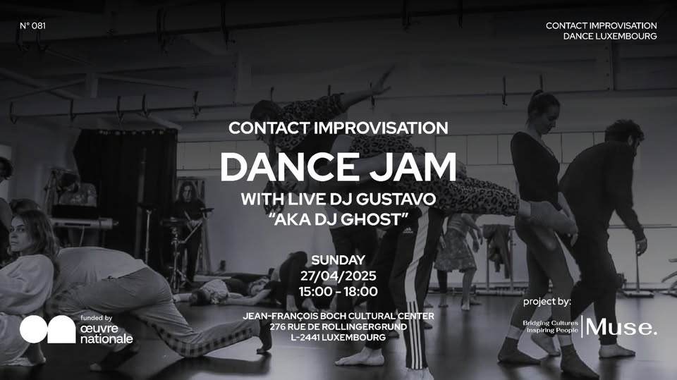 Jam de danse d'improvisation en contact avec DJ en direct Gustavo Aka Dj Ghost
