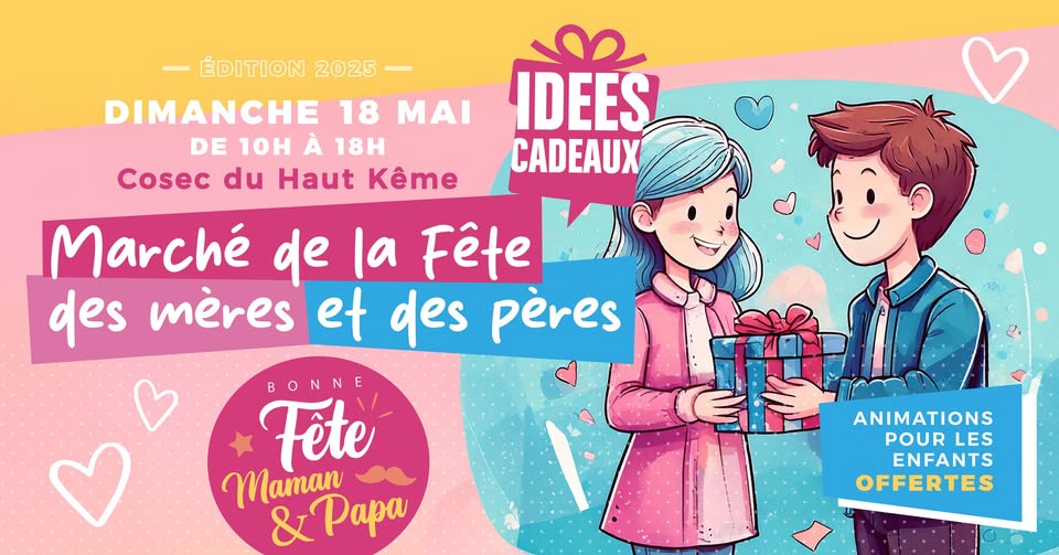 Marché de la fête des mères et des pères
