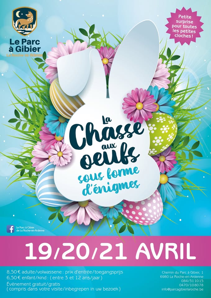 La chasse aux œufs du Parc à Gibier
