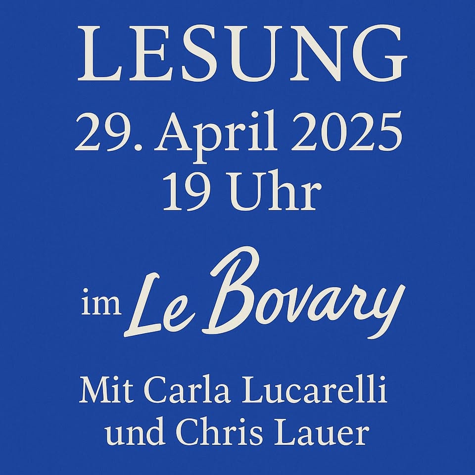 Reading at Le Bovary with Carla Lucarelli and Chris Lauer