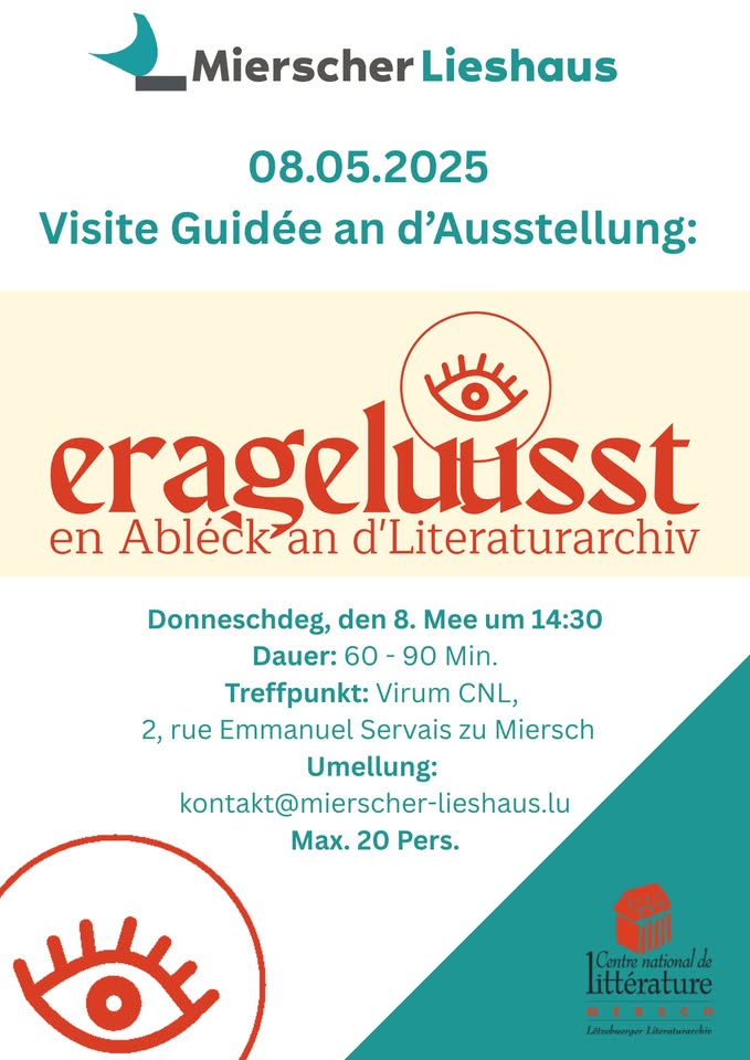 Visite guidée et exposition : Erageluusst