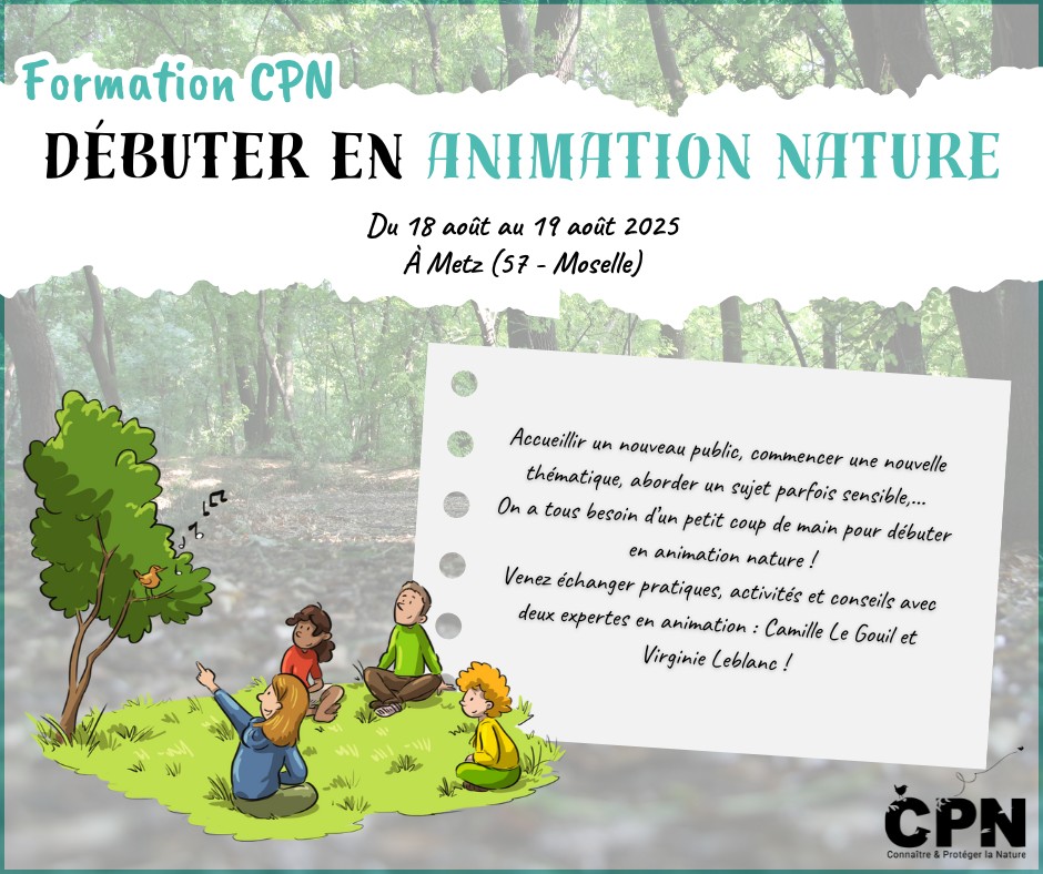 Formation CPN - Débuter en animation nature