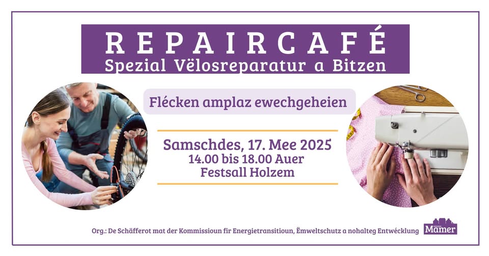Repair Café “Special Bicycle Repair in Bitzen”