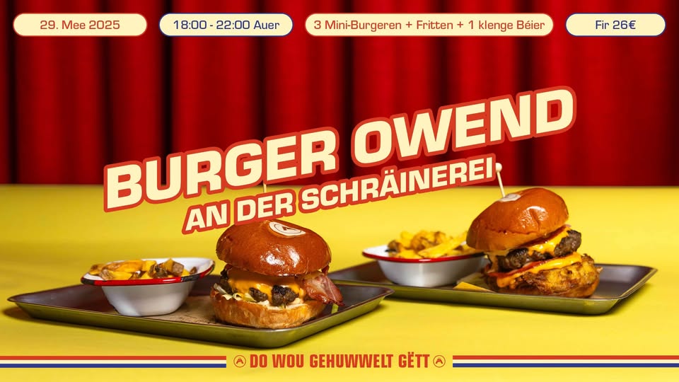 Burger Night at the Schräänerei