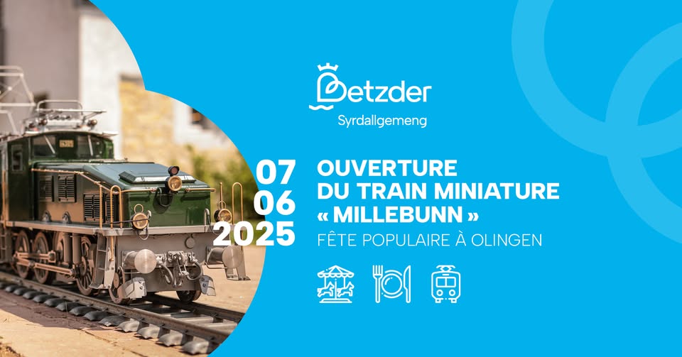 Family Fest and Opening of the Millebunn Miniature Train in Olingen