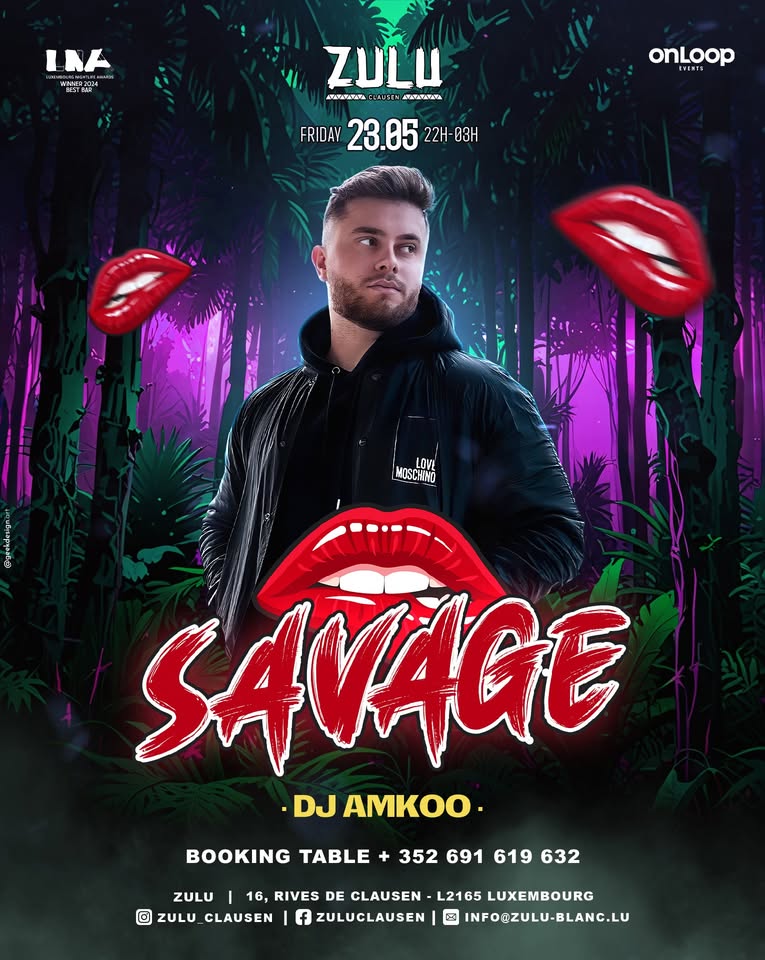 Soirée Savage - Zulu Clausen