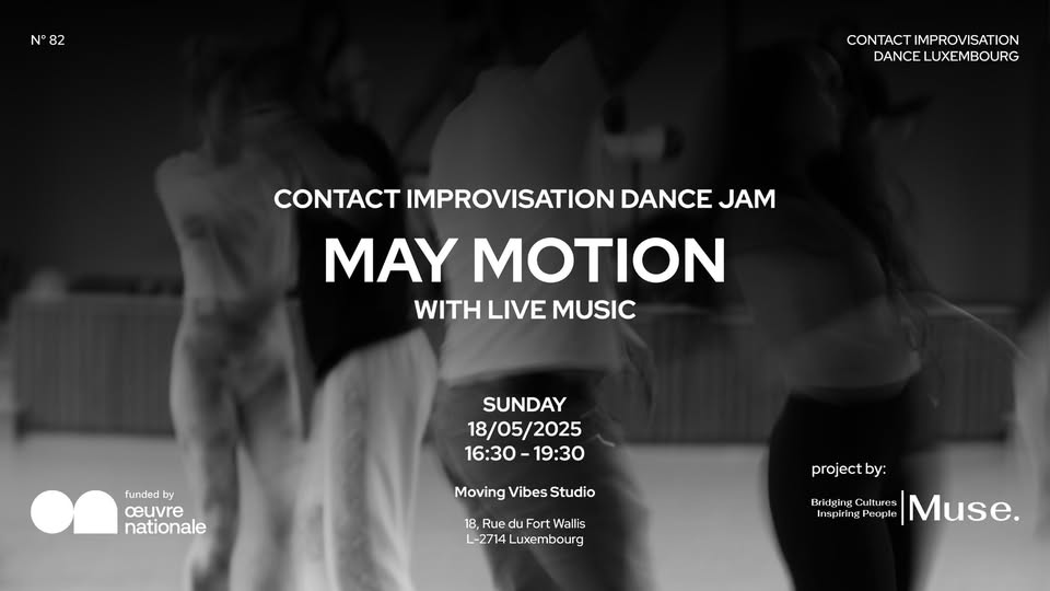 MAY MOTION: Contact Improvisation Dance Jam with Live Music