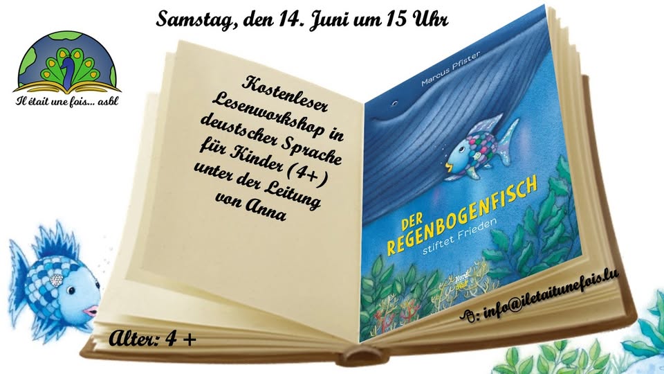 Free Reading Workshop for Children (4+) in German Led by Anna