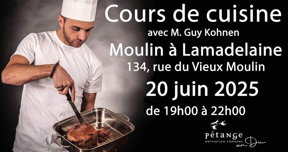 Cooking Course with Mr. Guy Kohnen