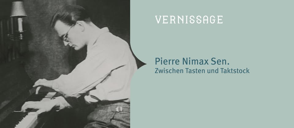 Vernissage de l'exposition « Pierre Nimax sen. »