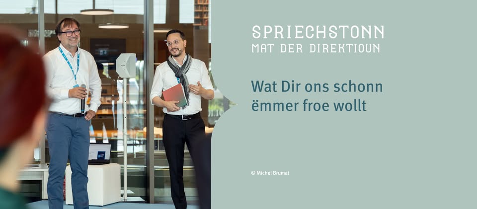 Entretien avec la direction de la Bibliothèque nationale