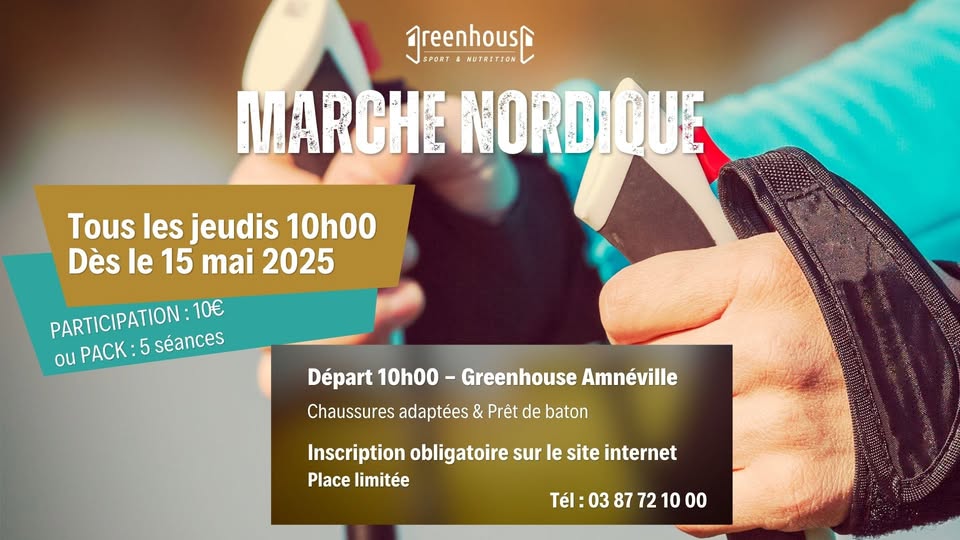 Nordic Walking by Greenhouse