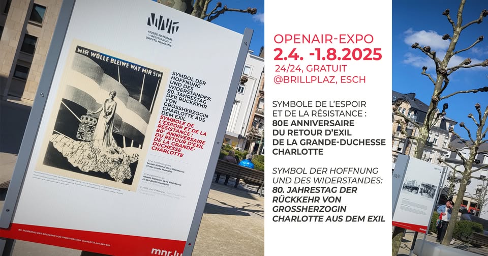 Exposition en plein air : 80e anniversaire du retour d'exil de la G-D Charlotte