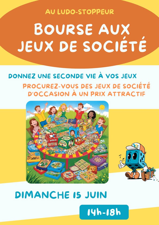 Bourse aux jeux de société - 1ère édition !