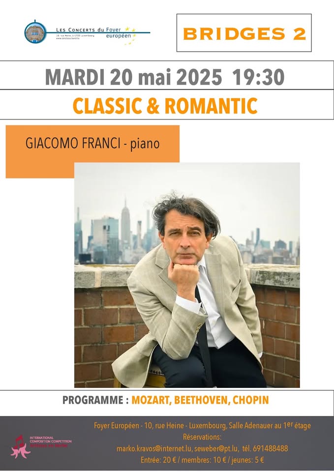 Piano Recital: Classical & Romantic