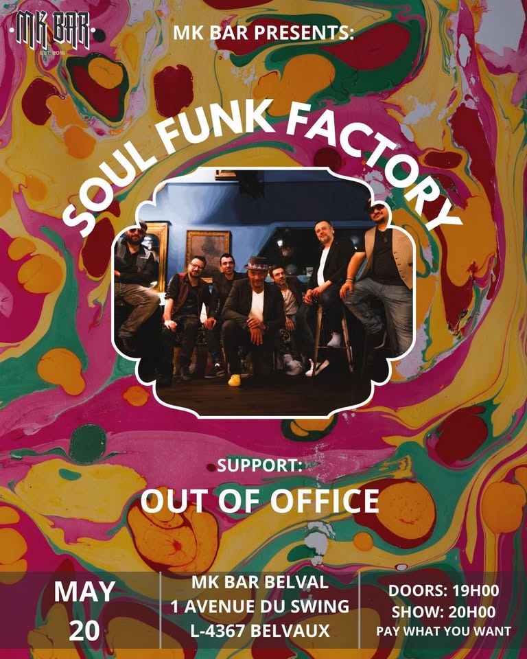 SOULFUNK FACTORY + OUT OF OFFICE @MK BAR