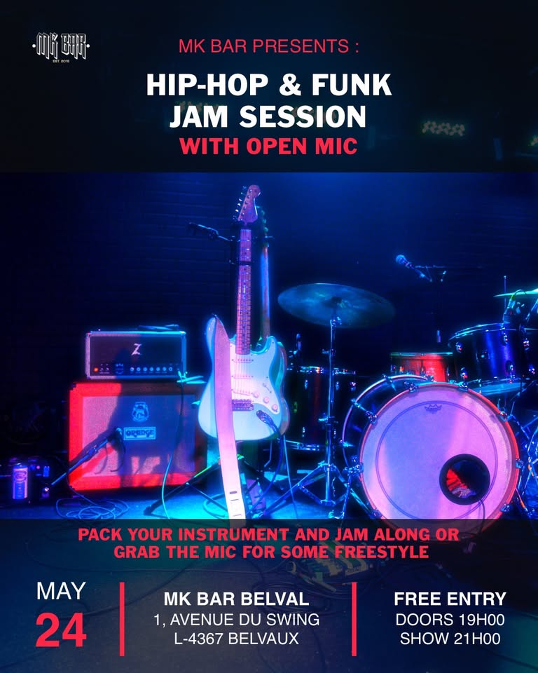 Session Jam Hip-Hop & Funk avec Micro Ouvert