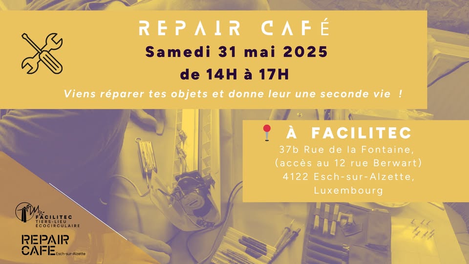The General Repair Café Returns to Facilitec!