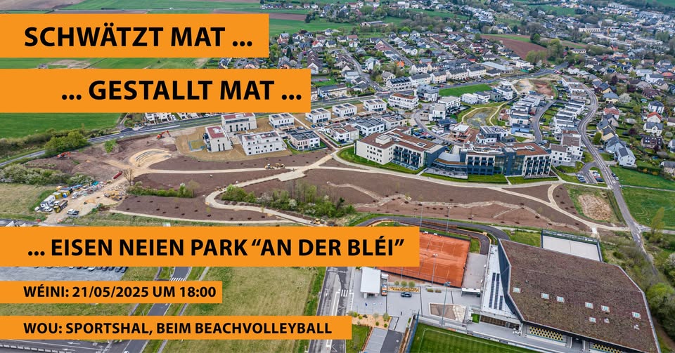 Aidez à concevoir le nouveau parc 'An der Bléi'
