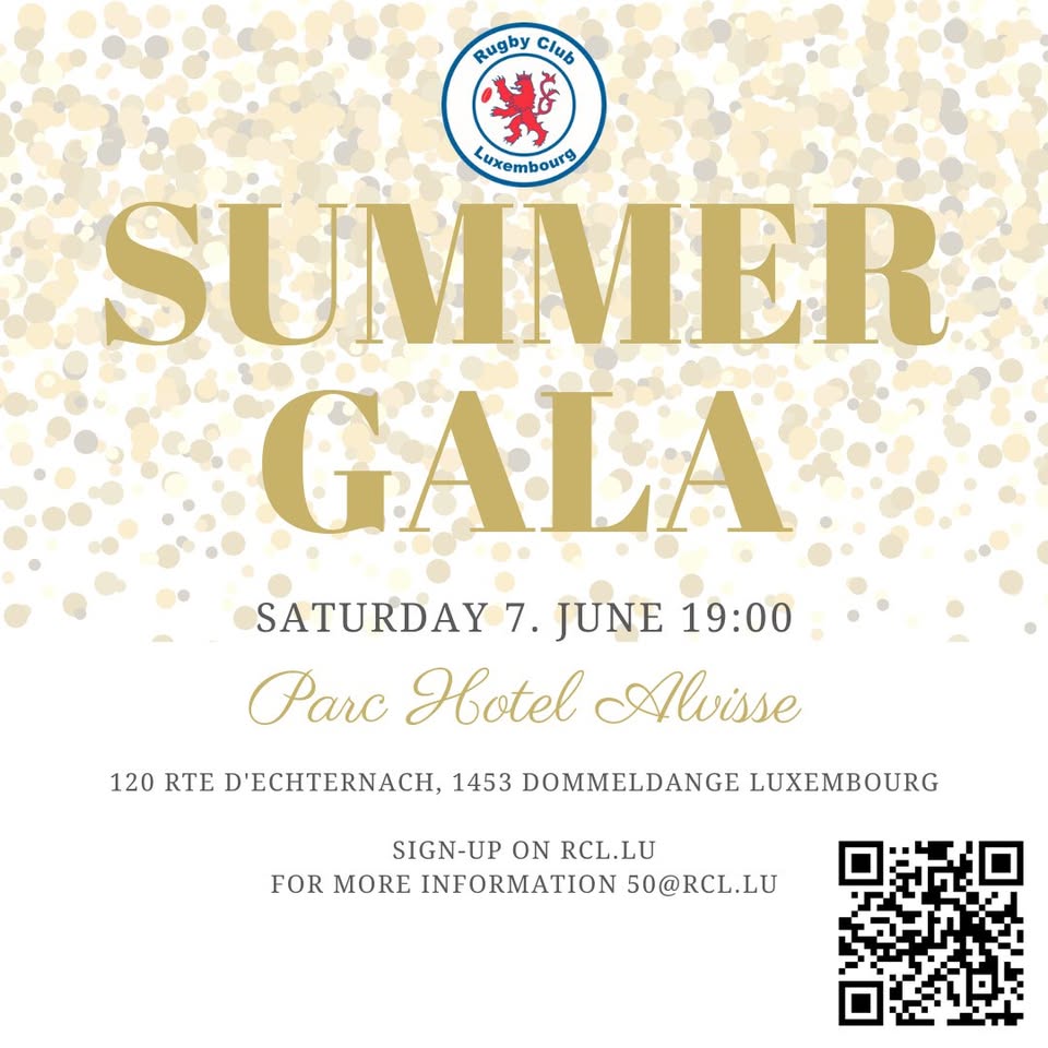 Gala d'été annuel 2025 du Rugby Club Luxembourg