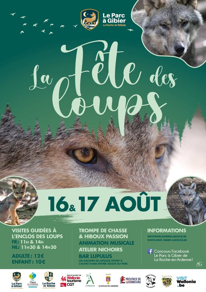 Fête des loups au parc à gibier