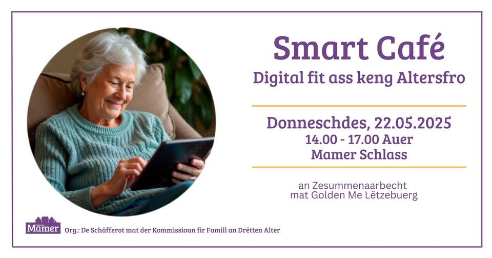 Smart Café - être à l'aise avec le numérique n'a pas d'âge