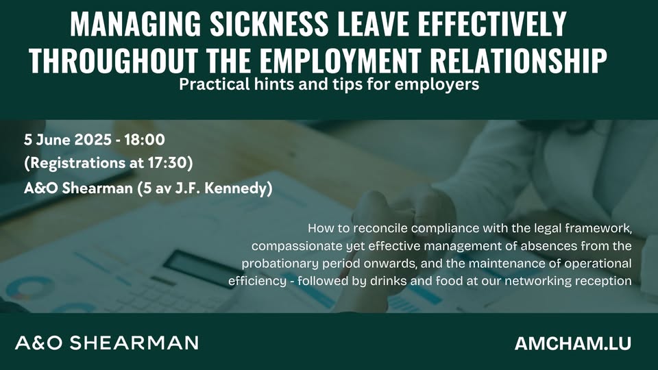 Managing sickness leave effectively throughout the employment relationship