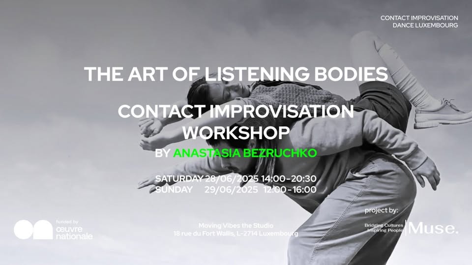 L'Art des corps à l'écoute : Atelier de danse Contact Improvisation avec Anastasia Bezruchko