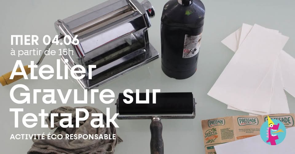Atelier Gravure sur Tetrapak
