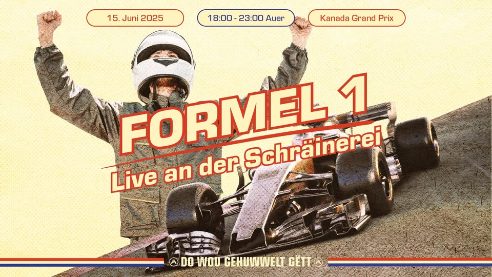 Formule 1 en direct à la Schrainerie