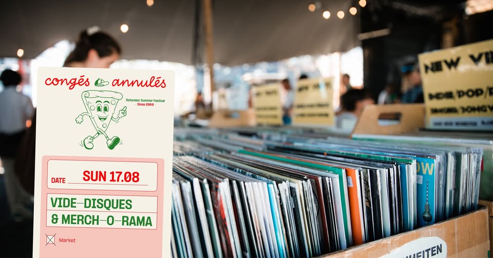 Vide-Disques & Merch-O-Rama - Congés Annulés