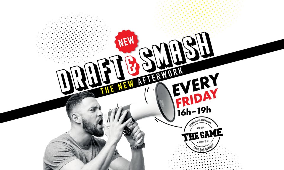 DRAFT & SMASH - Afterwork vendredis à THE GAME!