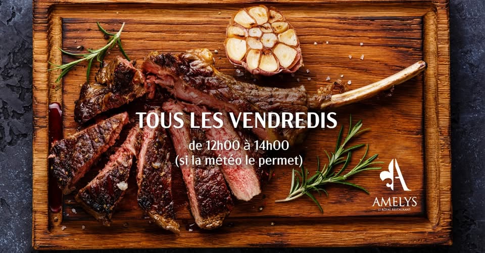 New concept at the Amélys restaurant: the barbecue!
