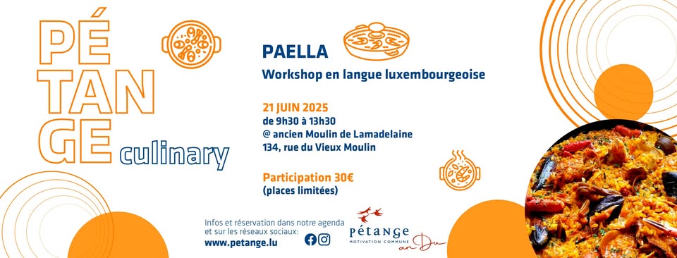Culinary Workshop - Paella in Pétange