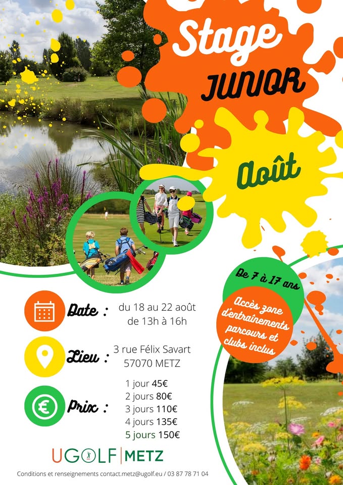 Stage Junior Août