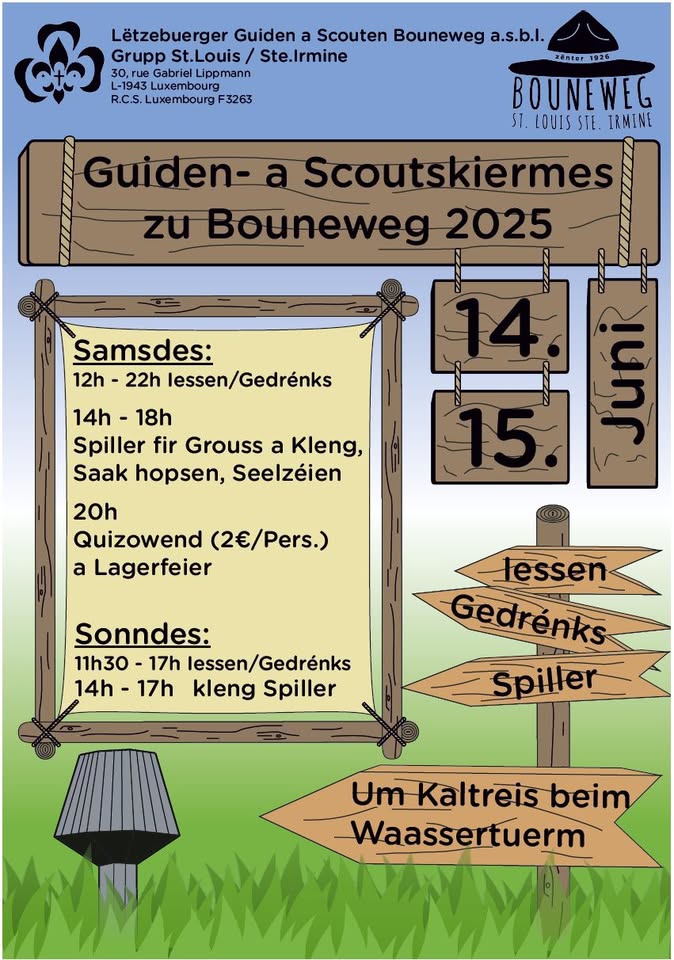 Guides and Scouts Fair in Bonnevoie