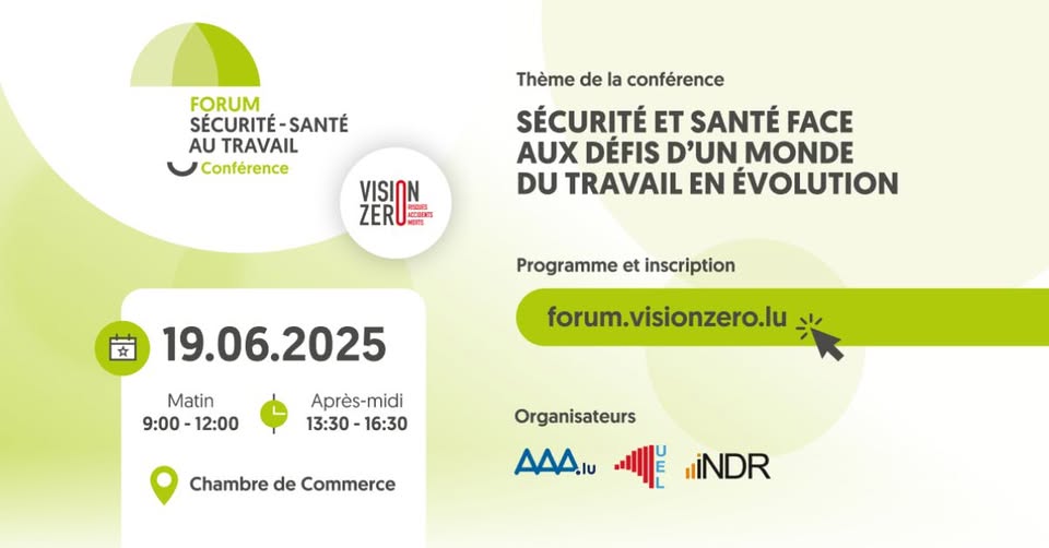 Forum Vision Zero - Sécurité et santé au travail