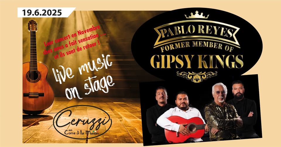 Gipsy Kings feat. Pablo Reyes live on stage