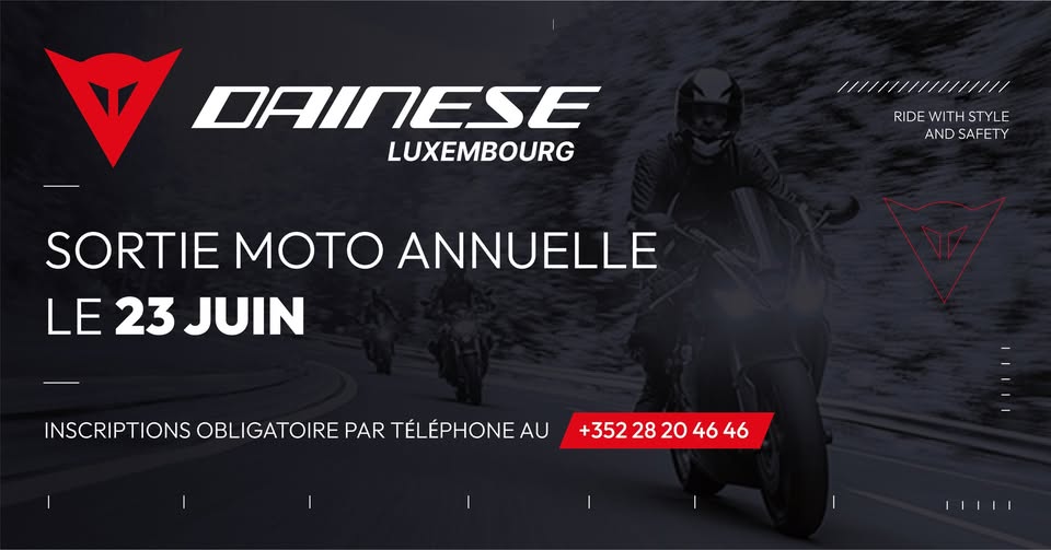 Sortie moto annuelle le 23 juin