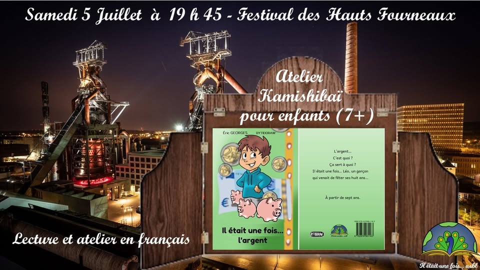 Atelier de lecture pour enfants (7+) en français animé par Éric