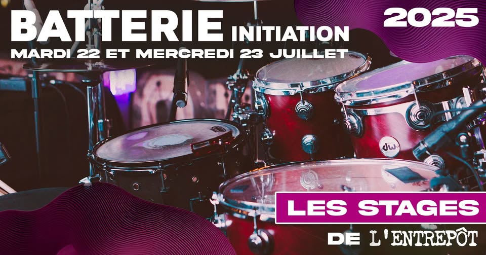 Initiation à la batterie - Stage été 2025