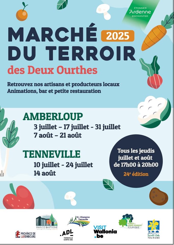 Marchés du Terroir des Deux Ourthes 2025
