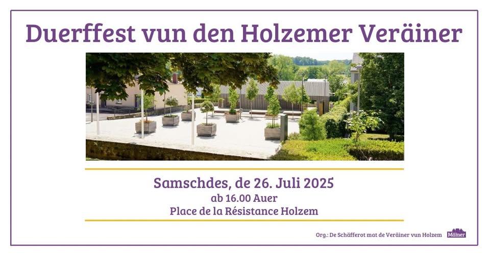 Fête de village des associations de Holzem