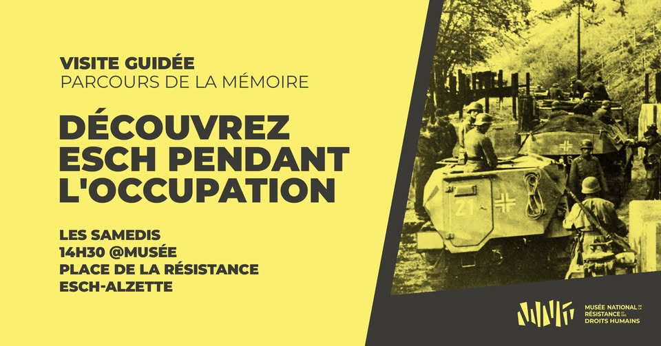 Visite guidée “Parcours de la mémoire” à Esch-sur-Alzette